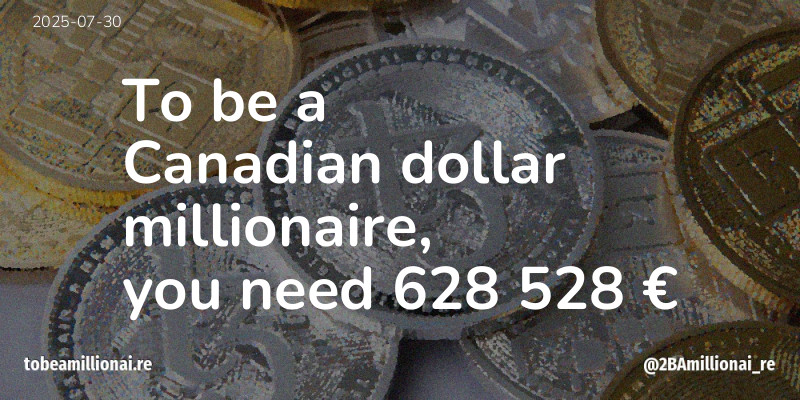 To be a millionaire