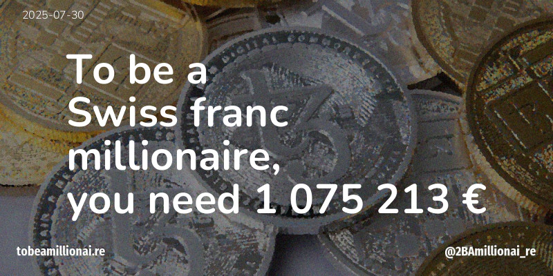 To be a millionaire