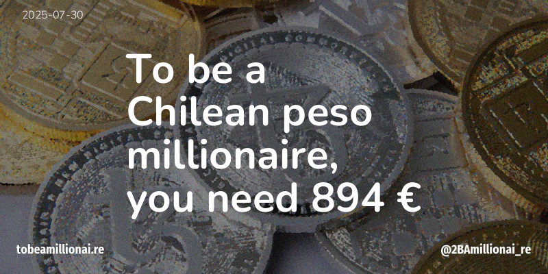 To be a millionaire
