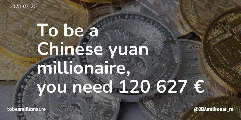 To be a millionaire