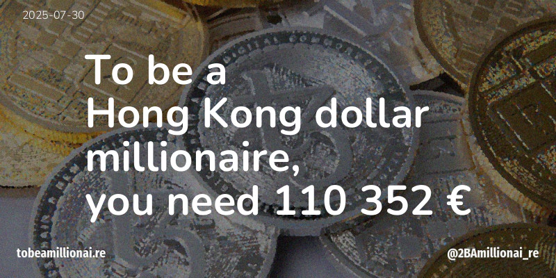 To be a millionaire