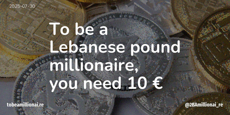 To be a millionaire