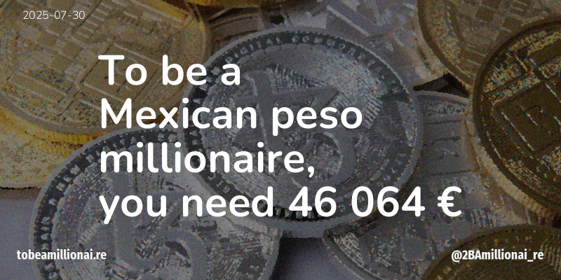 To be a millionaire