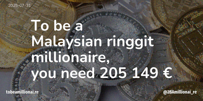 To be a millionaire