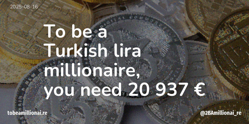 To be a millionaire