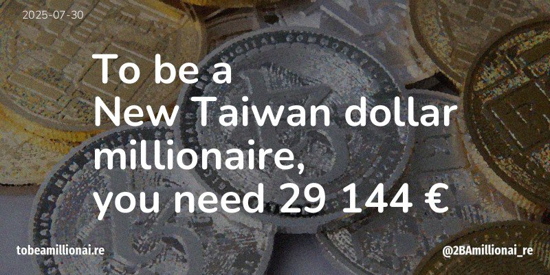 To be a millionaire